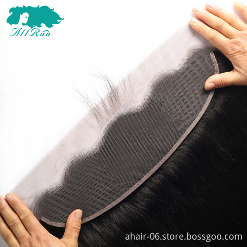 Wholesale excellent quality natural color straight brazilian hair bundles with lace frontal,100% mink virgin hair